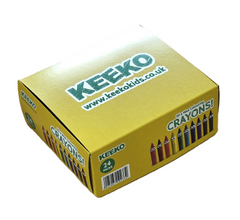 Unwrapped 10‑Pack Crayons – 60mm (24 Displays of 24 Packs per Box)