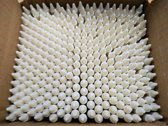box of white crayons