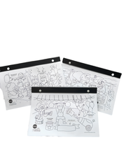 A4 Landscape Colouring Pads
