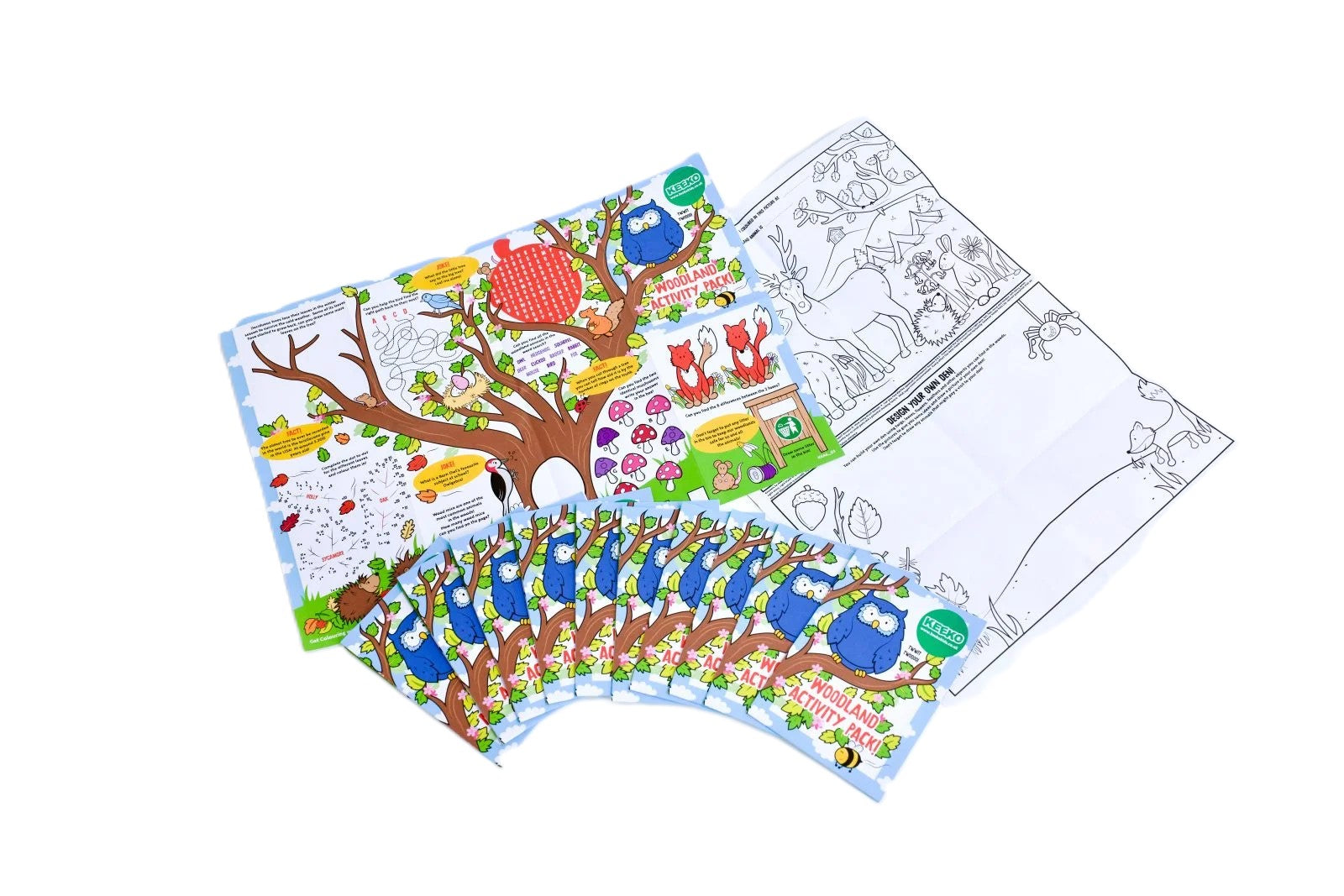 Kids Woodland Puzzle Packs