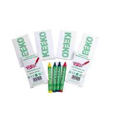 wrapped pack of 4 crayons