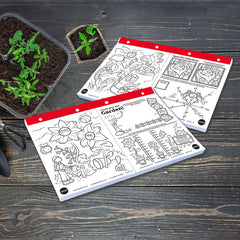 A3/A4 Gardening Colouring Pads
