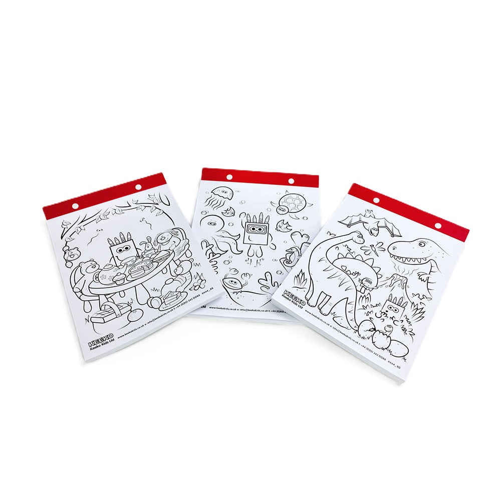 A4 Portrait Colouring Pads