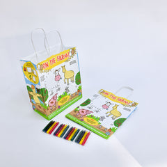 on the farm kids activity bags