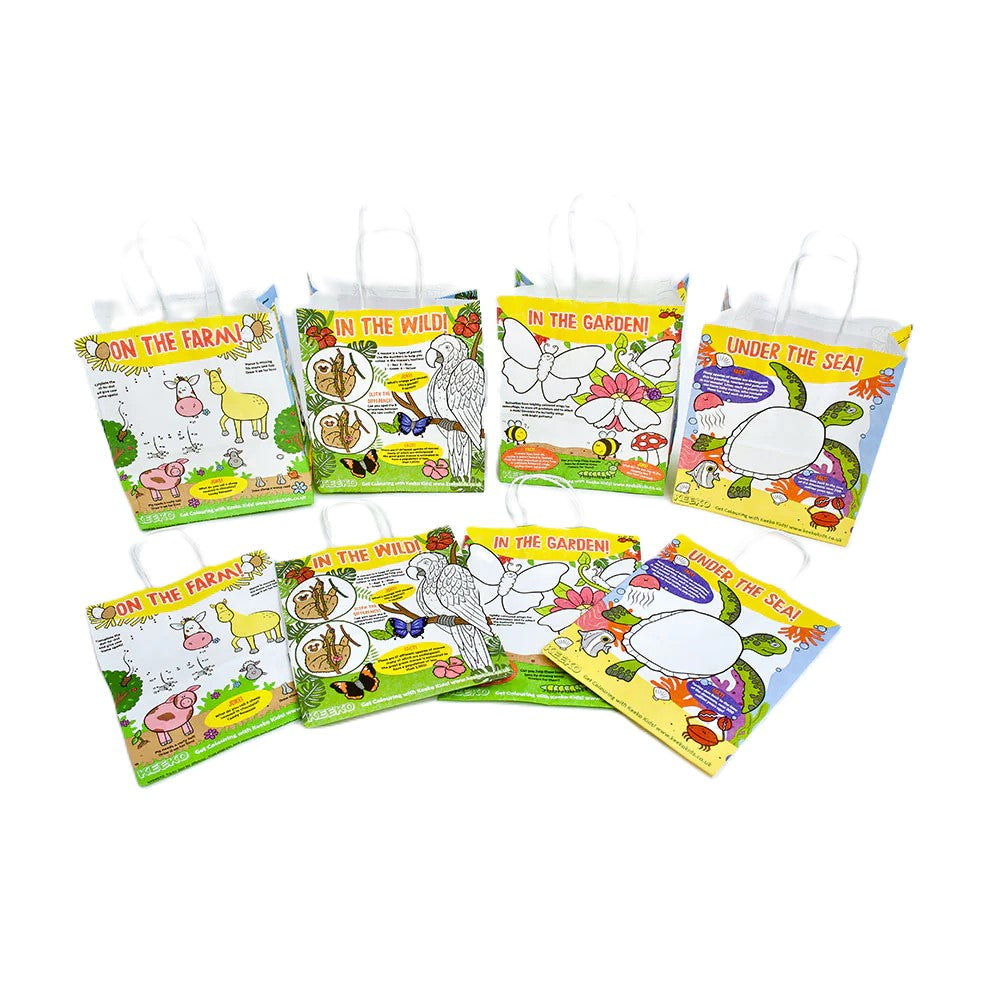 kids activity meal bags