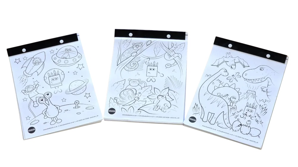 A4 Portrait Colouring Pads