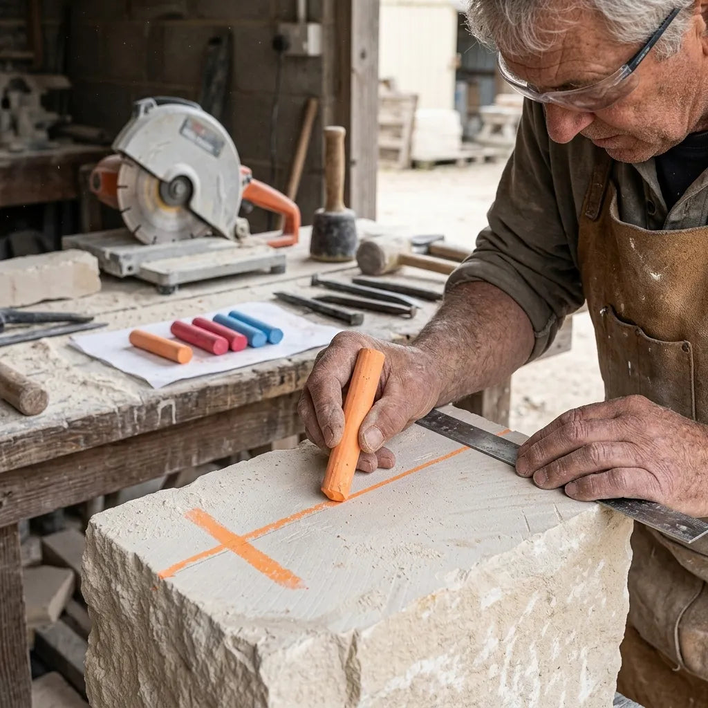 Chalk for stone masons