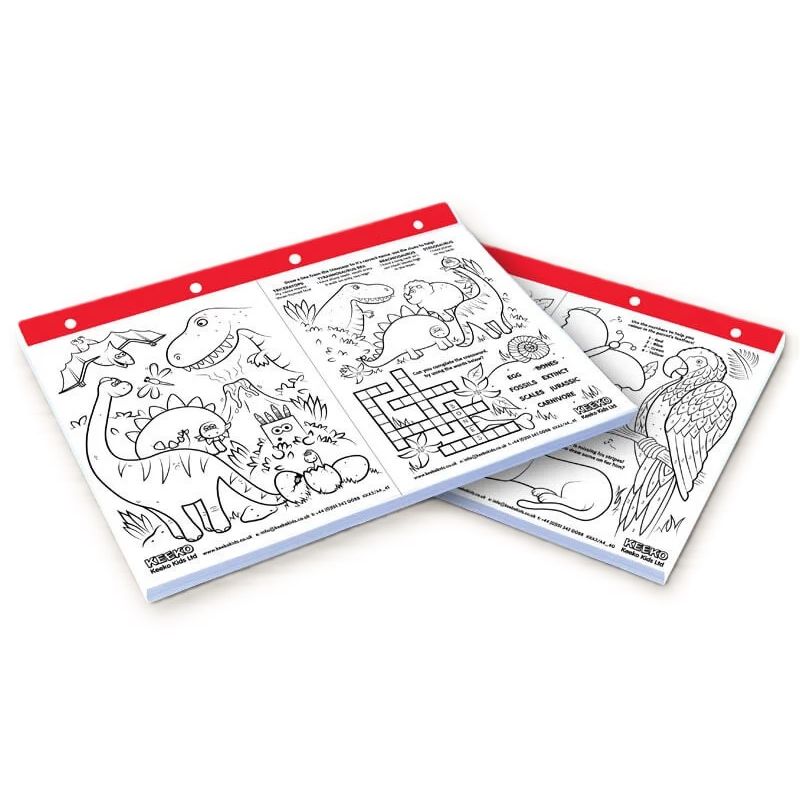 dinosaur colouring pads