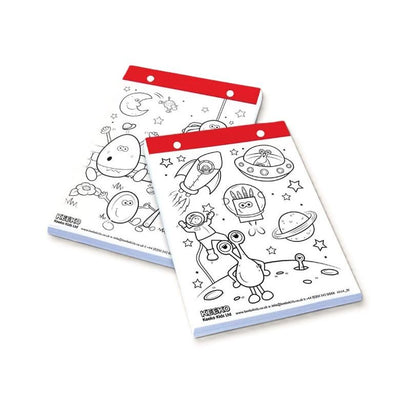 Coloring Pin Pad Colouring Pads | Bulk Packs For Restaurants & Businesses | Keeko Kids