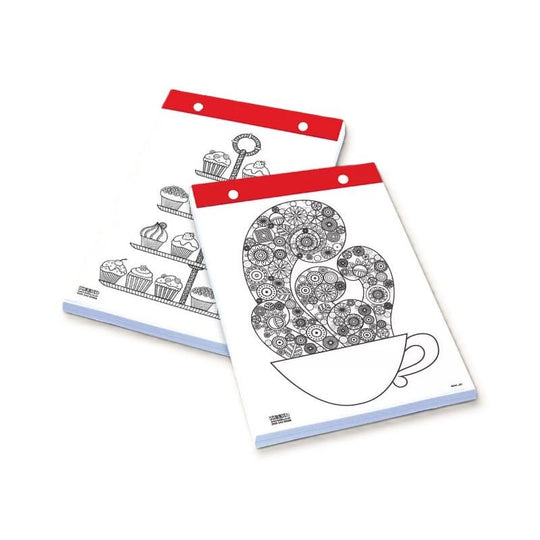 A4 Portrait Colouring Pads for Grown-Ups