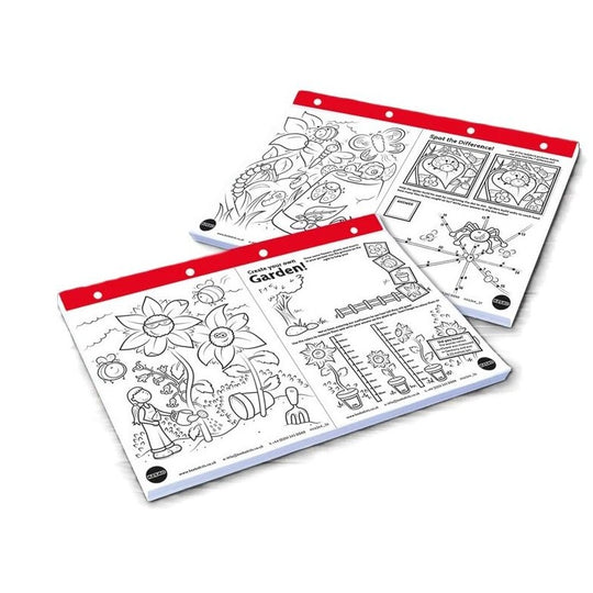 A3/A4 Gardening Colouring Pads