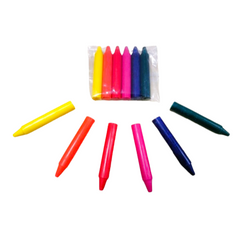 selection of coloured crayons