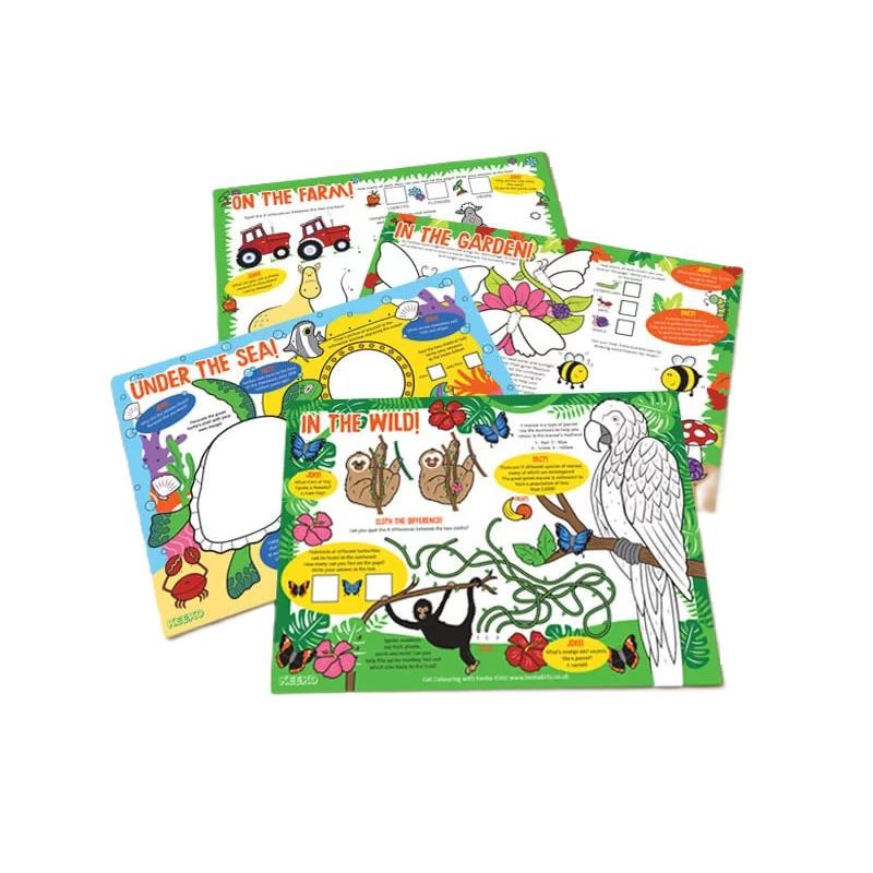 A4 Kids Activity Sheets - Keeko Kids