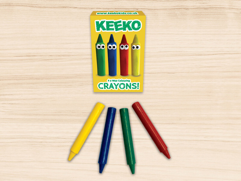 Keeko Crayon 4 Pack