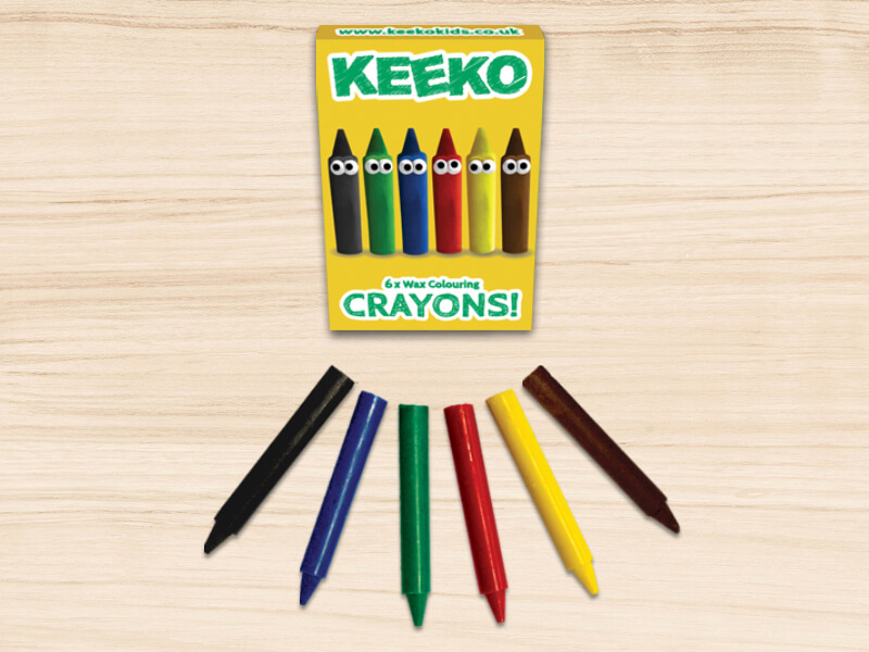 Keeko Crayon 6 Pack
